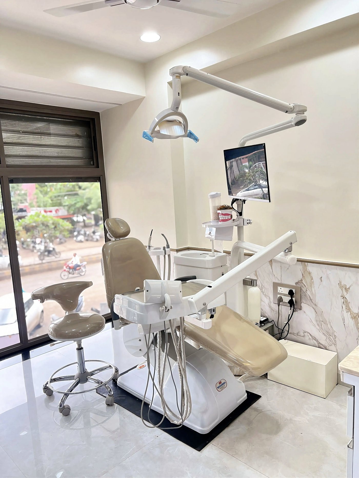 Dental treatment chair and equipment at Dr. Ugale's Dental Wellness